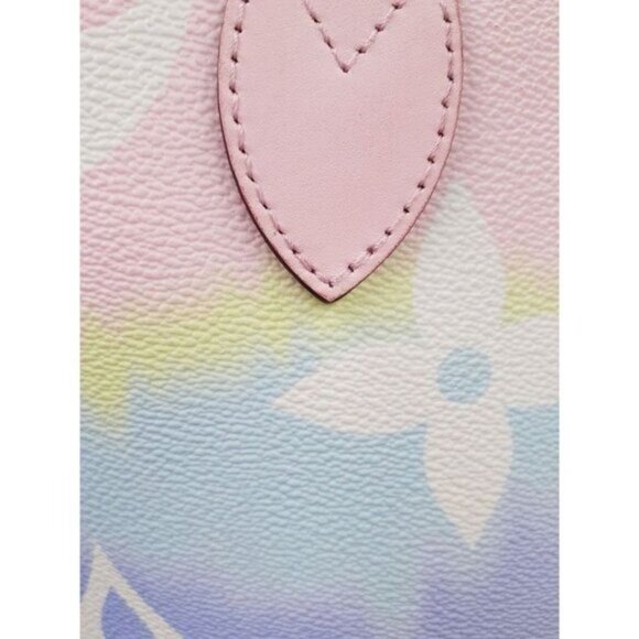Authentic Louis Vuitton Neverfull Monogram Escale MM Tote Shoulder Bag Pastel - Picture 8 of 16